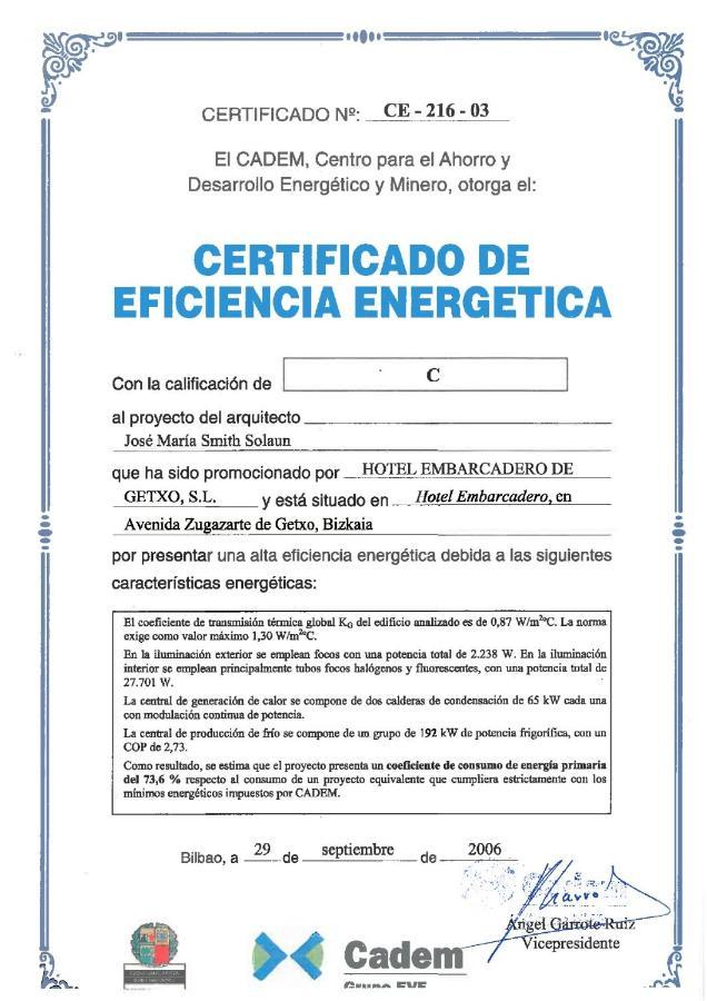 Ercilla Embarcadero Hotel Getxo Dış mekan fotoğraf